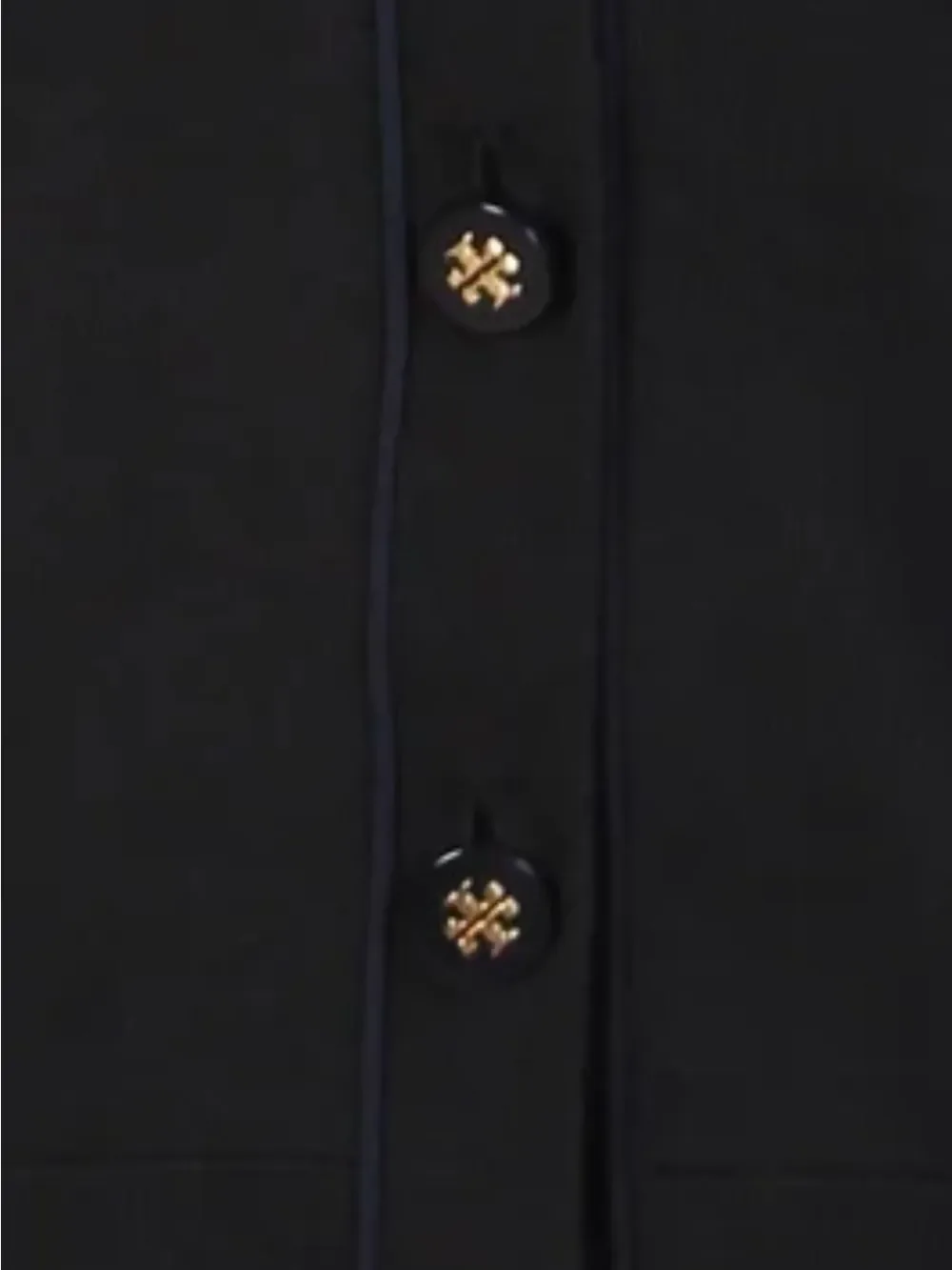 Tory Burch Womens Cardigan Sweater XS Navy Long Sleeve V Neck Wool NWT